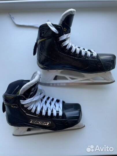Коньки хоккейные вратаря детские
