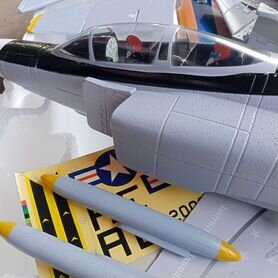 Радиоуправляемый самолет Top RC Jet Star Pro оранжевый 800мм импеллер 64мм 2.4G 4-ch LiPo RTF