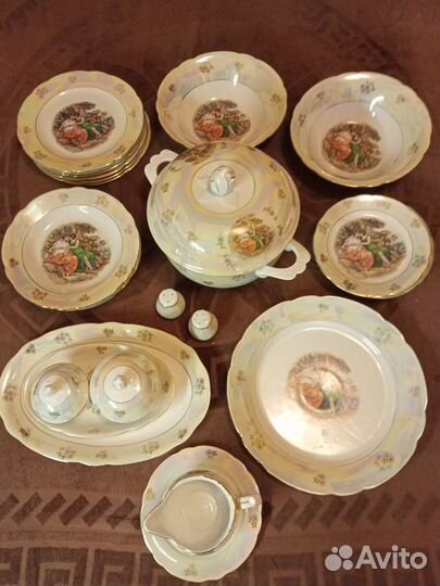 Сервиз столовый Мадонна, гдр 70-х.г