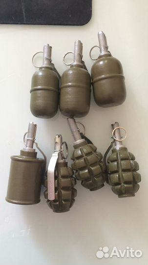 Граната деревянная. Сувенир Ф1. ргд