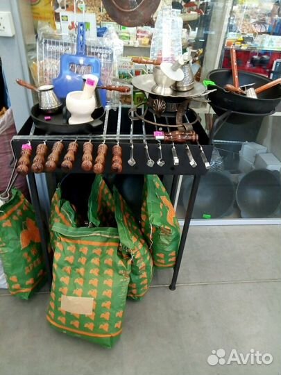 Шампуры и подарочный наборы, казаны Узбекский