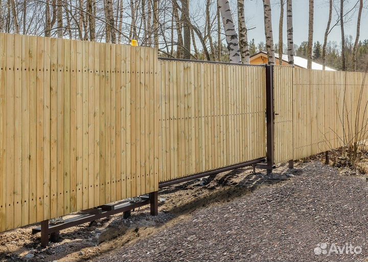 Откатные ворота (для самостоятельного монтажа)