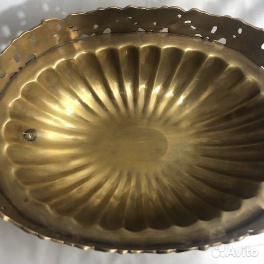 Ввза для фруктов, бронза, 47х24 см