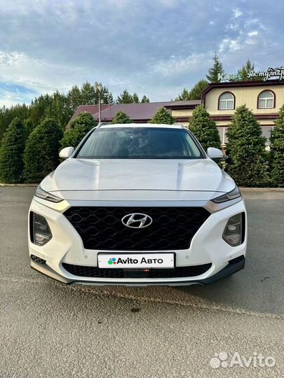 Hyundai Santa Fe 2.2 AT, 2018, 61 000 км