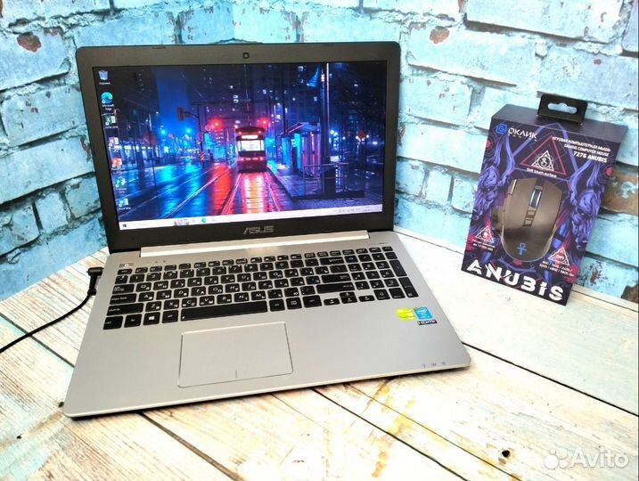 Игровой asus на i3-4010u/ GT 840m/ RAM 12/ SSD 256