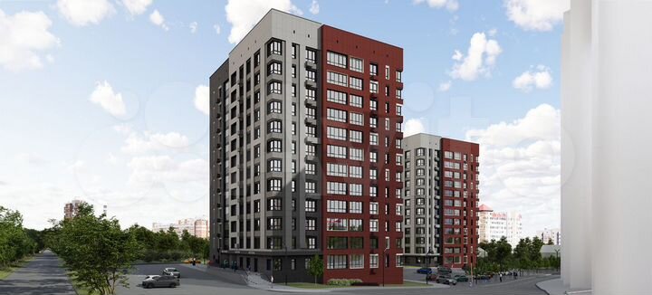 3-к. квартира, 88,2 м², 2/12 эт.