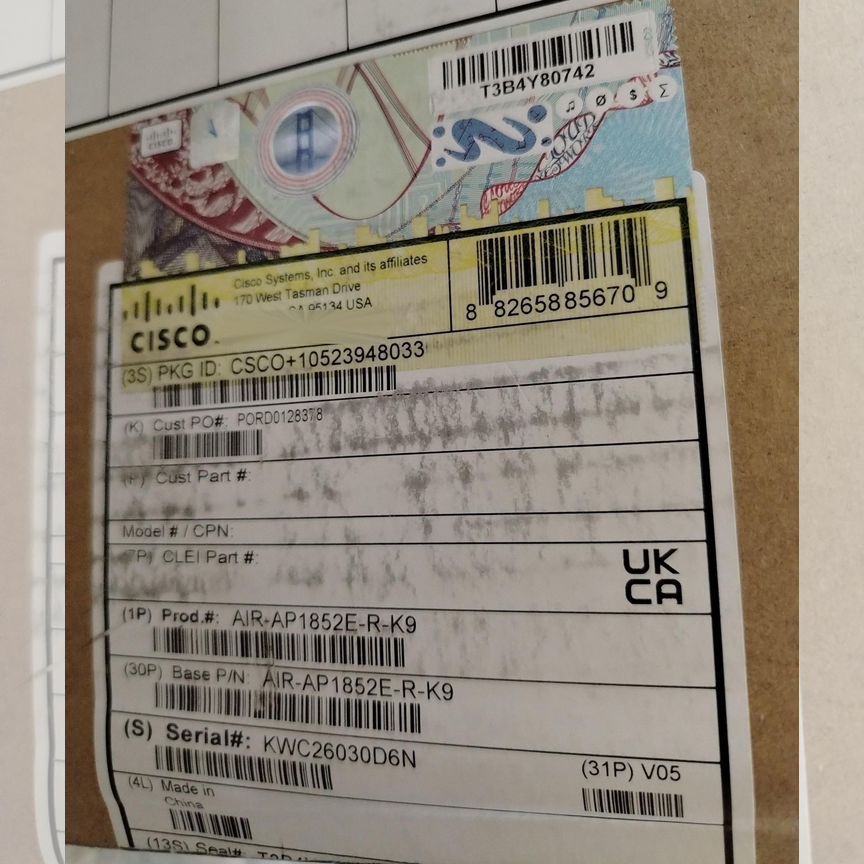 [AIR-AP] Точки Доступа Cisco 1852e-R-K9 Новые Air-Ap