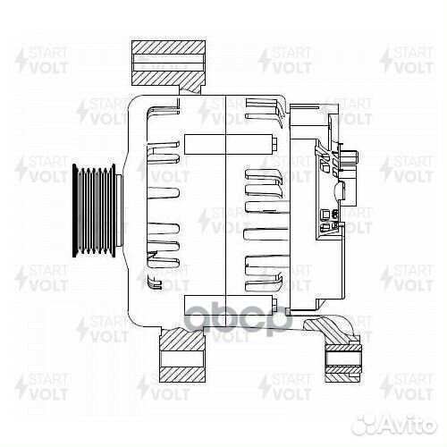 Генератор для а/м BMW X5 E53 (03) /X3 E83 (05)