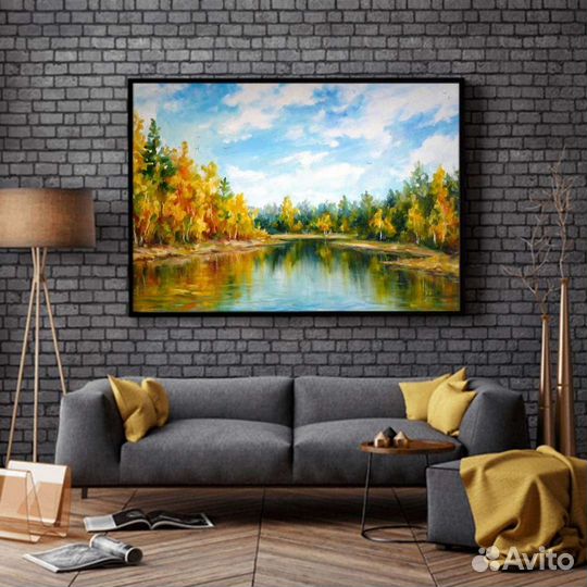 Картина маслом. пейзаж