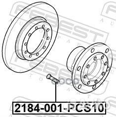 Шпилька колесная 2184-001-PCS10 Febest