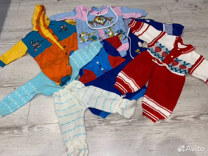 Детские ползунки кофты штаны пакетом
