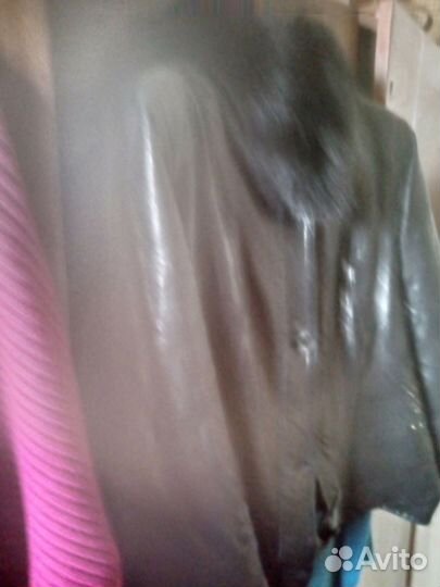Куртка кожаная женская 42 44