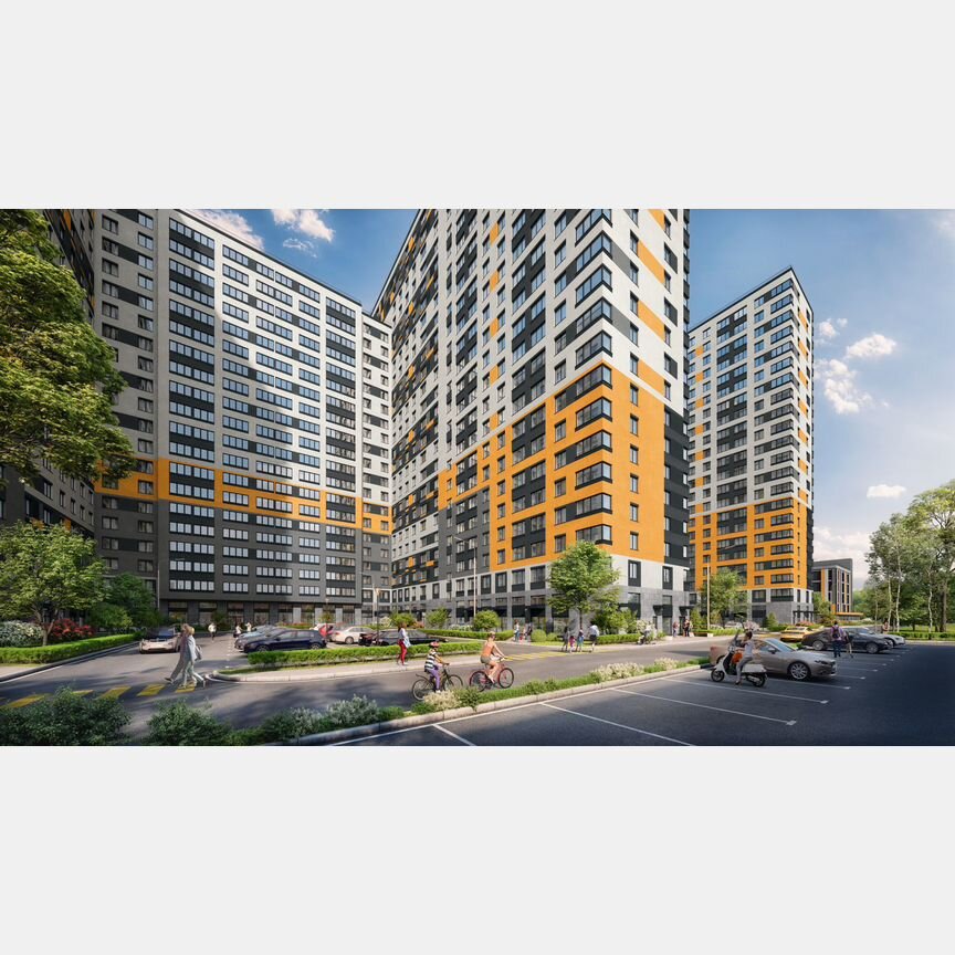 1-к. апартаменты, 40,8 м², 5/24 эт.