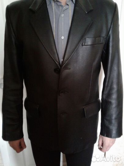 Пиджак мужской, натуральная кожа