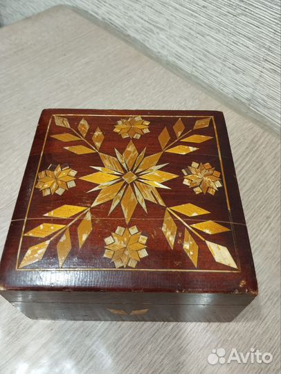Шкатулка деревянная СССР
