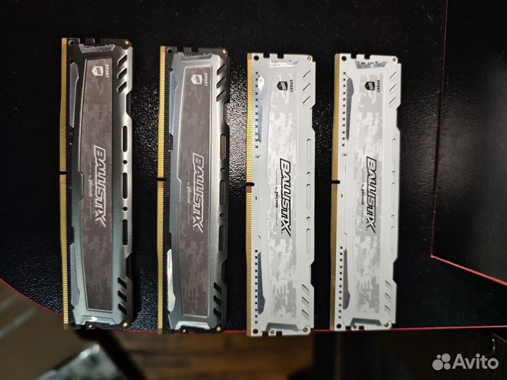 Оперативная память ddr4 Crucial ballistix 32 gb