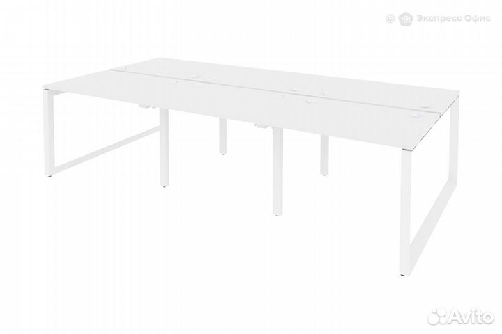 Стол-бенч двойной на О-образном м/к Onix O.MO-D.RS