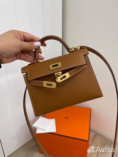 Сумка hermes kelly mini Epsom