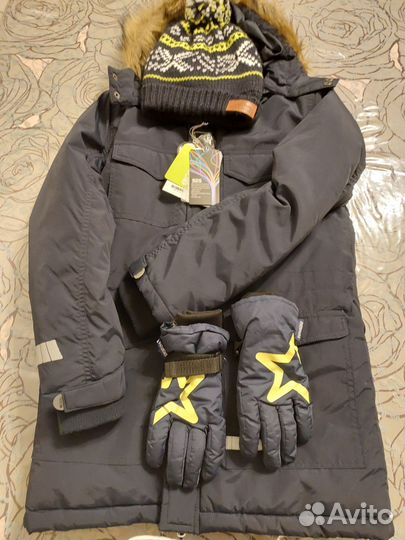 Зимняя куртка аляска для мальчика Play today 158