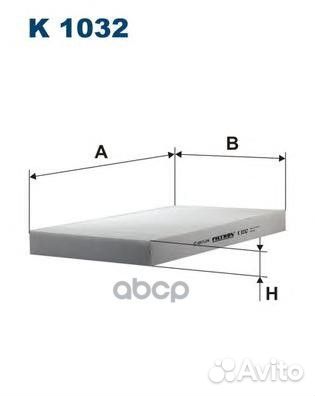 Фильтр салона K1032 Filtron