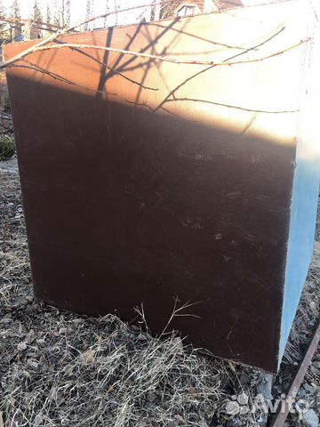 Бак для воды 126*126*126 см