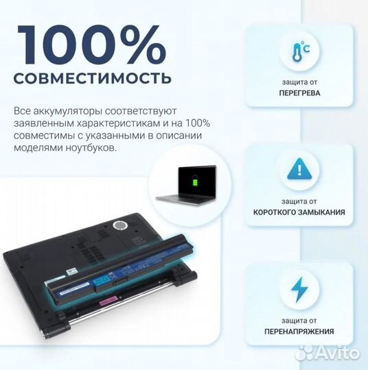 Аккумулятор для HP 17-AN (FM08) 12Pin 14.4V 5700mA