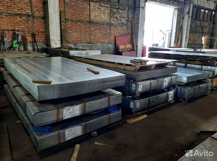 Лист металла стальной 2х1250х2500, Ст45
