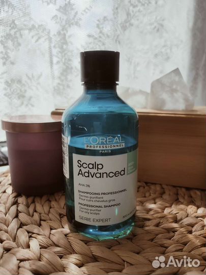 Шампунь loreal scalp advanced anti gras oliness