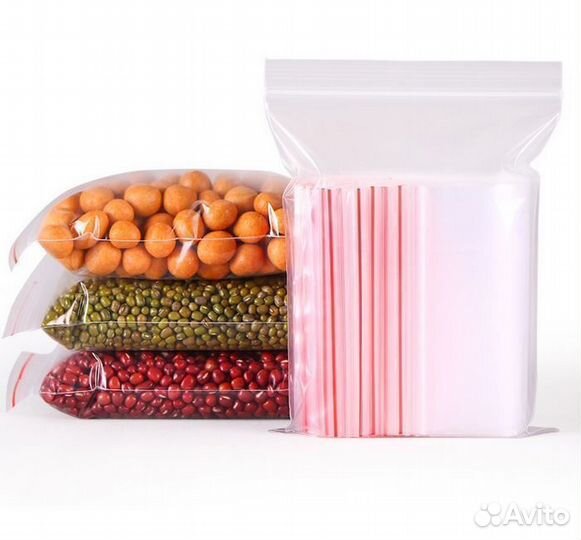 Упаковочный пакет с ZIP lock замком 25х35см 70мкм