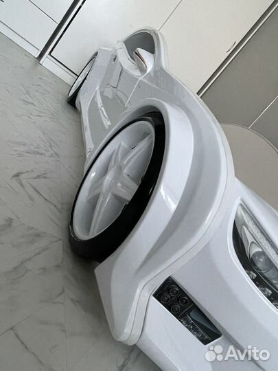 Детская кровать машина с матрасом