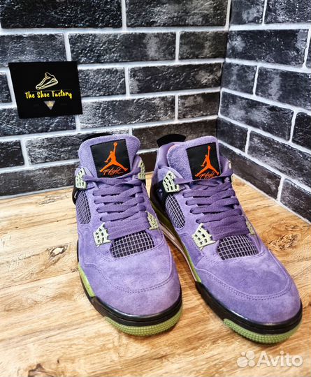 Кроссовки Nike Air Jordan 4 retro canyon purple