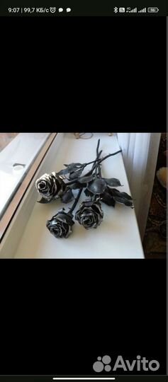 Кованая роза