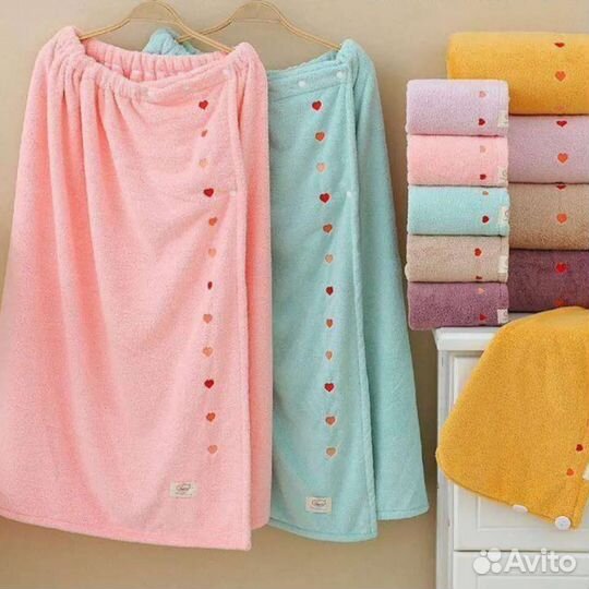 Банные наборы килт +шапочка для девушек