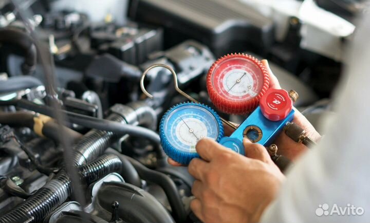 Заправка кондиц. Kia Soul 2016-2019