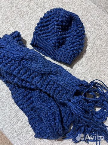 Комплект шапка и шарф