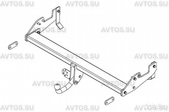 Фаркоп toyota hilux (2005) (AvtoS TY 36)