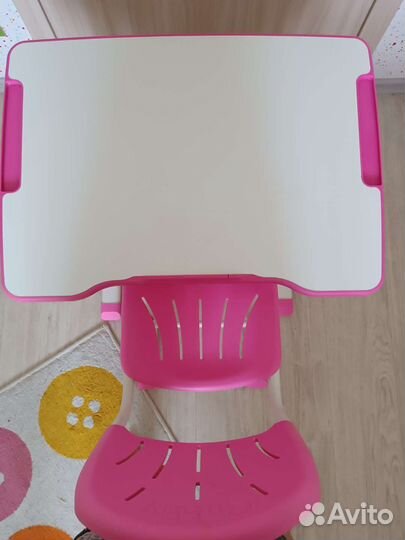Растущая парта и стул бу