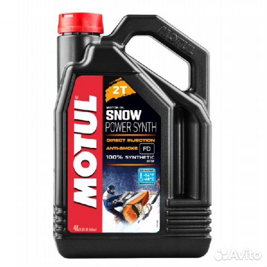 Масло Motul Snowpower Synth 2T 4Л