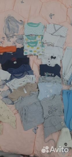 Вещи пакетом для мальчика от 0-74размера