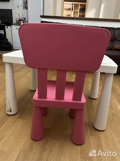 Стол и стул детский IKEA