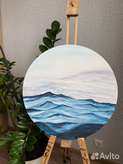 Картина на холсте море