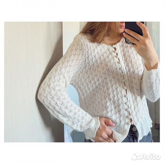 Кардиган кроше