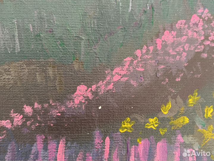 Картина акрилом на холсте 20 на 30 см