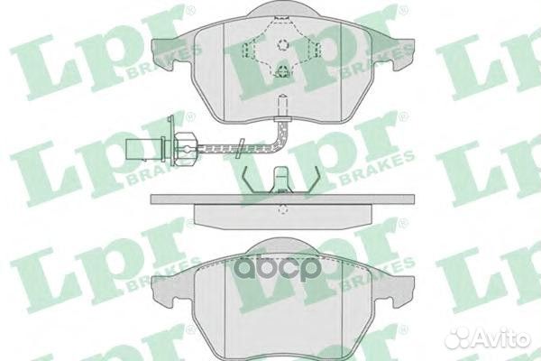 Колодки торм. дисковые 05p790 Lpr