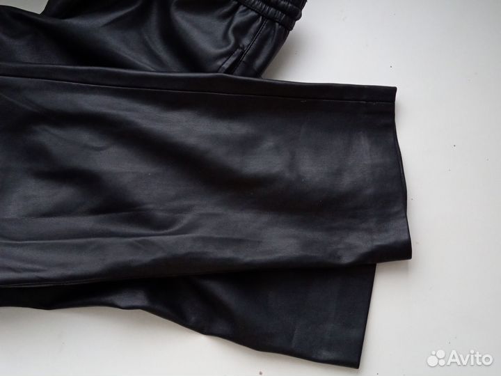 Кожаные штаны mango