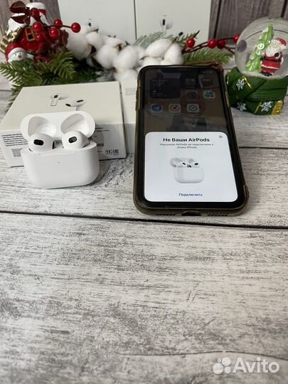 Airpods 3 на гарантии + чехол