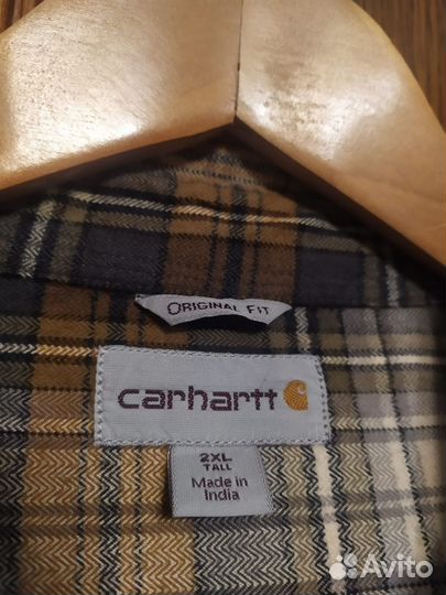 Рубашка фланелевая Carhartt, р-р 60