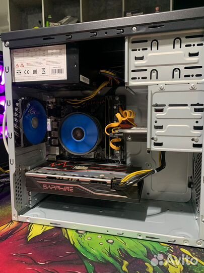 Игровой компьютер i3 10105f/RX570 8GB/16GB
