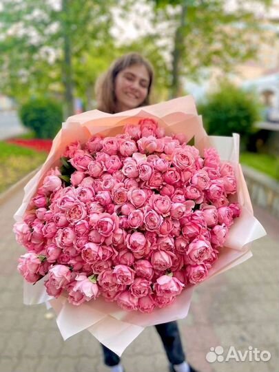 Цветы розы букет