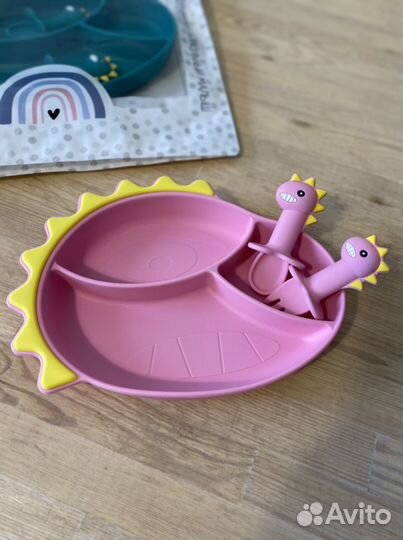 Детская посуда для кормления, секционная тарелка